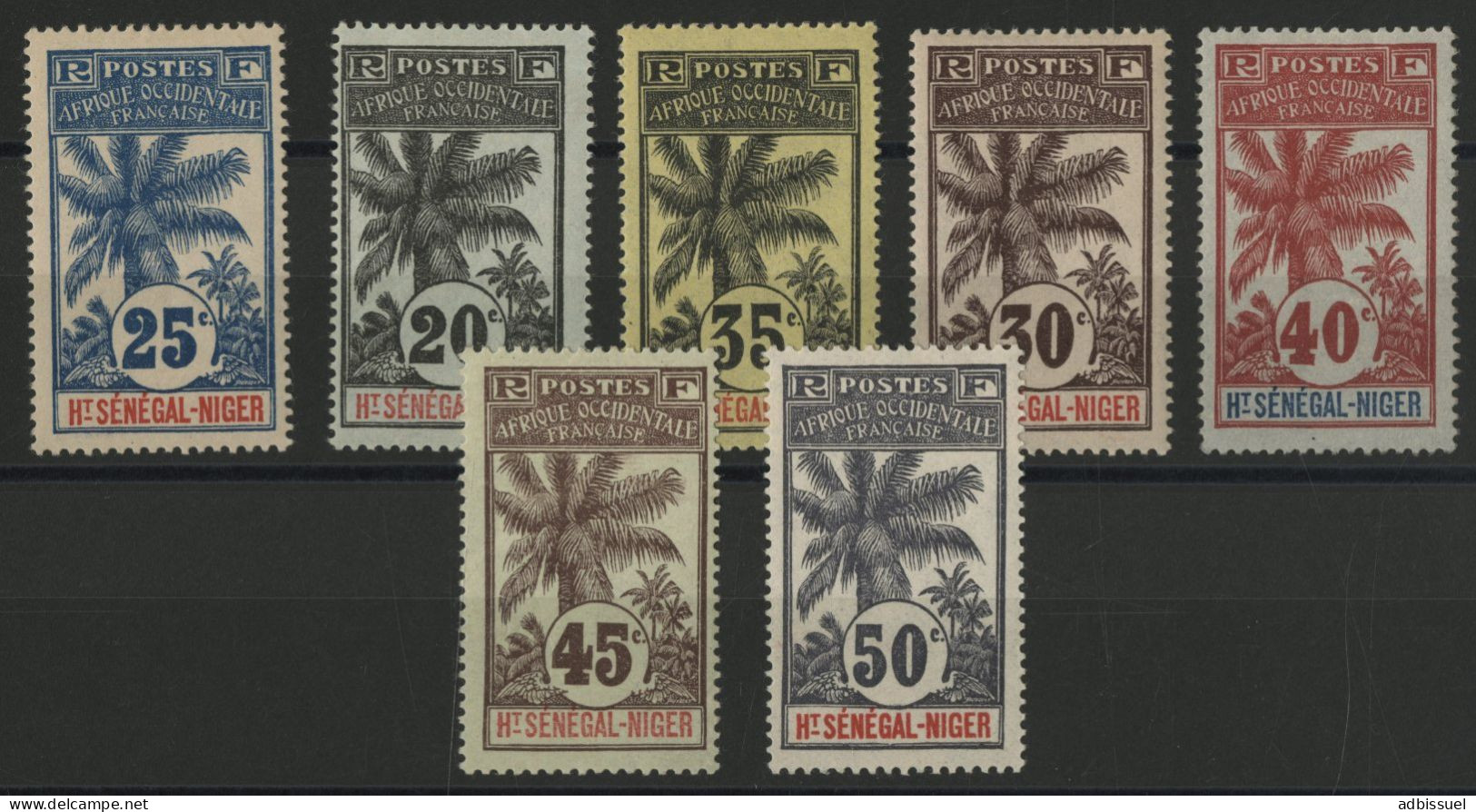 COLONIES HAUT SENEGAL ET NIGER N° 8 à 13 Neufs * (MH) (sauf N° 11 (*) MNG) - Unused Stamps