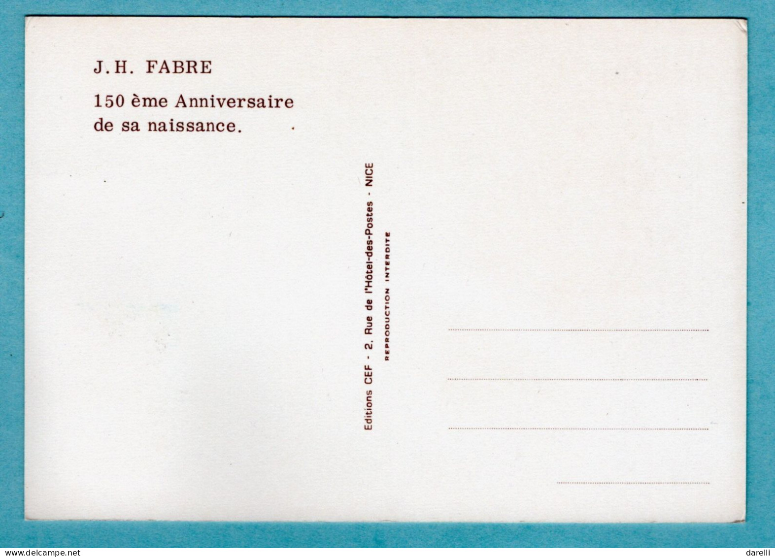 Carte Maximum Monaco 1973 - Jean Henri Fabre  - YT 923 - Cartas Máxima