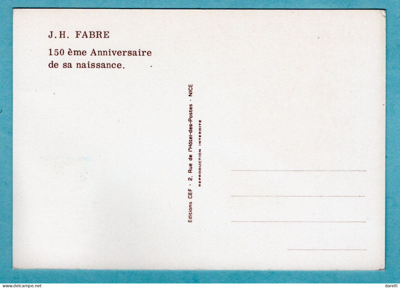 Carte Maximum Monaco 1973 - Jean Henri Fabre  - YT 923 - Maximumkarten (MC)