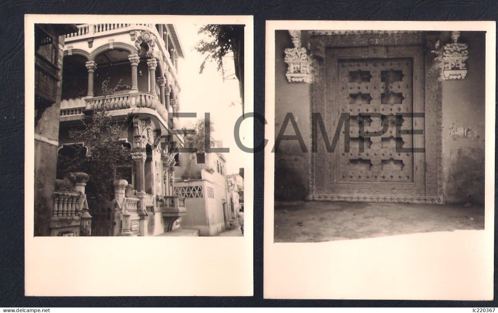 LOT W/25 REAL PHOTOS PORTUGAL INDIA PORTUGUESA DIU PORTUGUESE INDIA - RUAS STREETS MONUMENTOS FORTALEZAS - 1950's