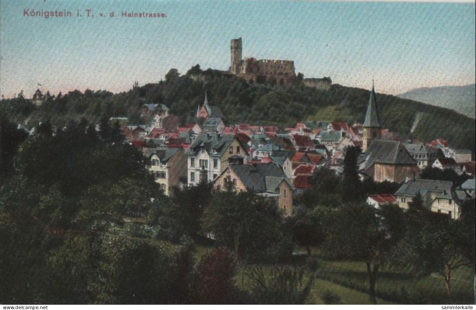 94439 - Königstein - V.d. Hainstrasse - Ca. 1920 - Koenigstein