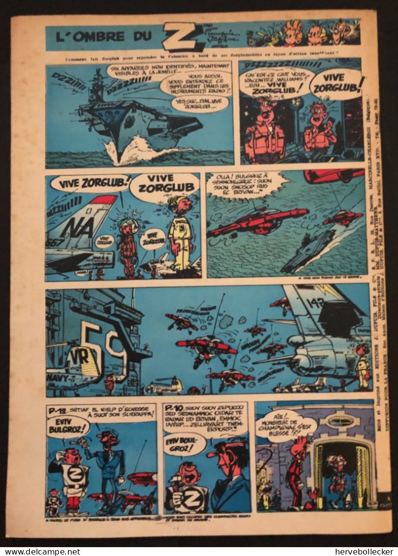 Spirou Hebdomadaire N° 1165 - 1960 - Spirou Magazine