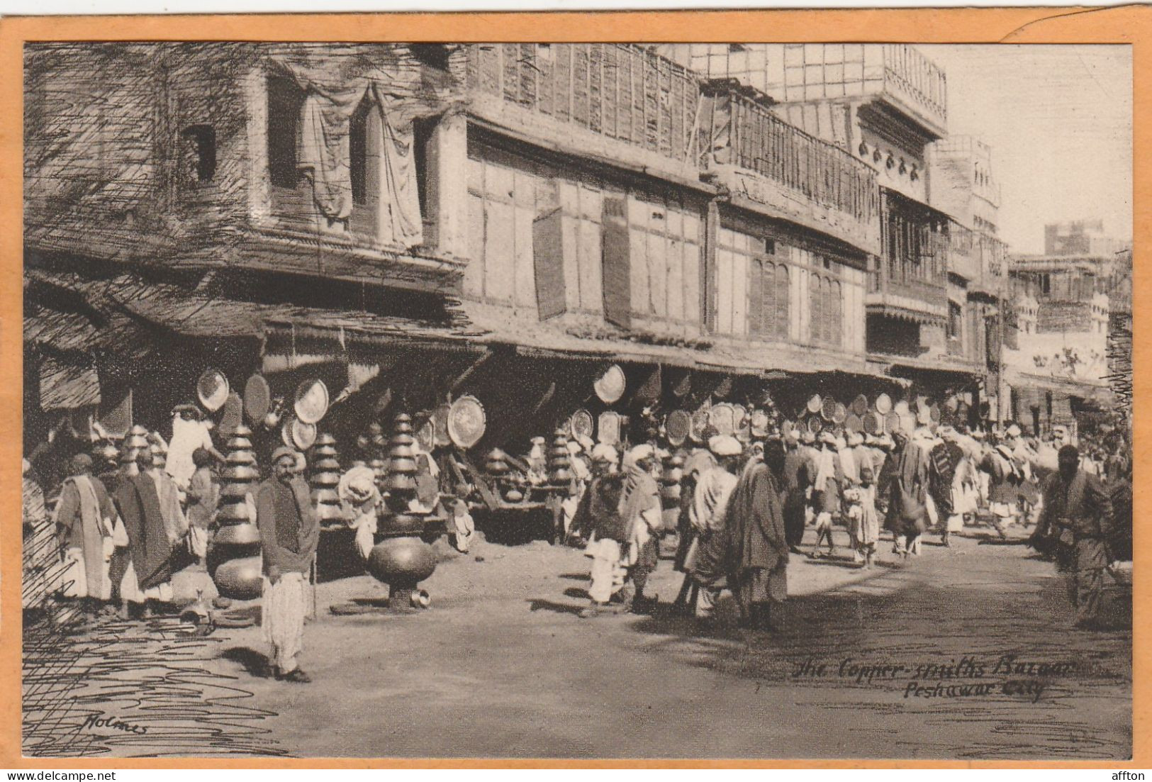 Peshawar Pakistan Old Postcard - Pakistan