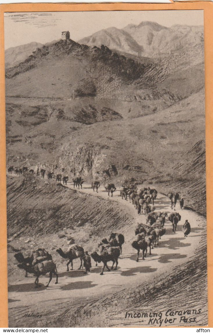 Khyber Pass Peshawar Pakistan Old Postcard - Pakistan