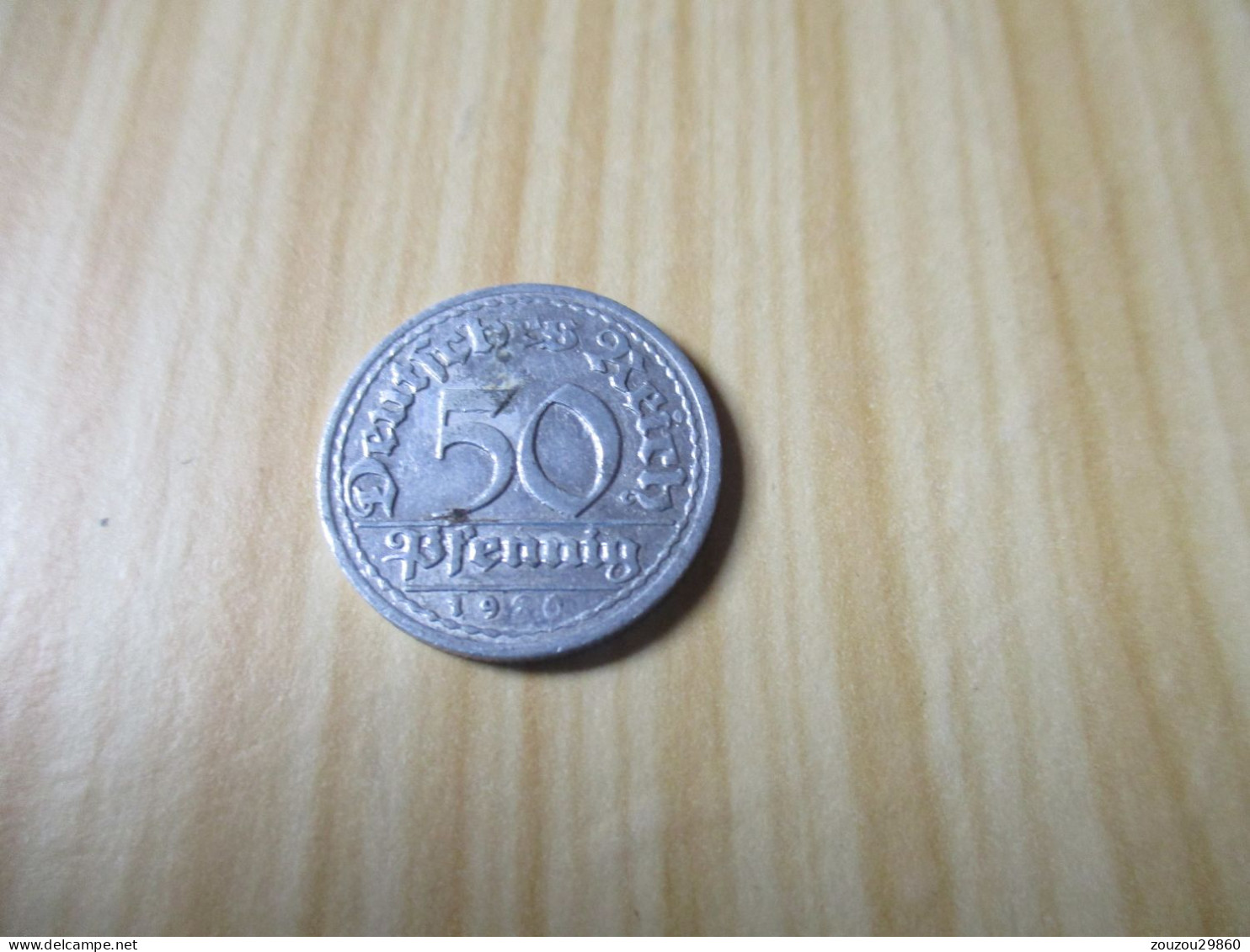 Allemagne - 50 Pfennig 1920 D.N°27. - 50 Renten- & 50 Reichspfennig