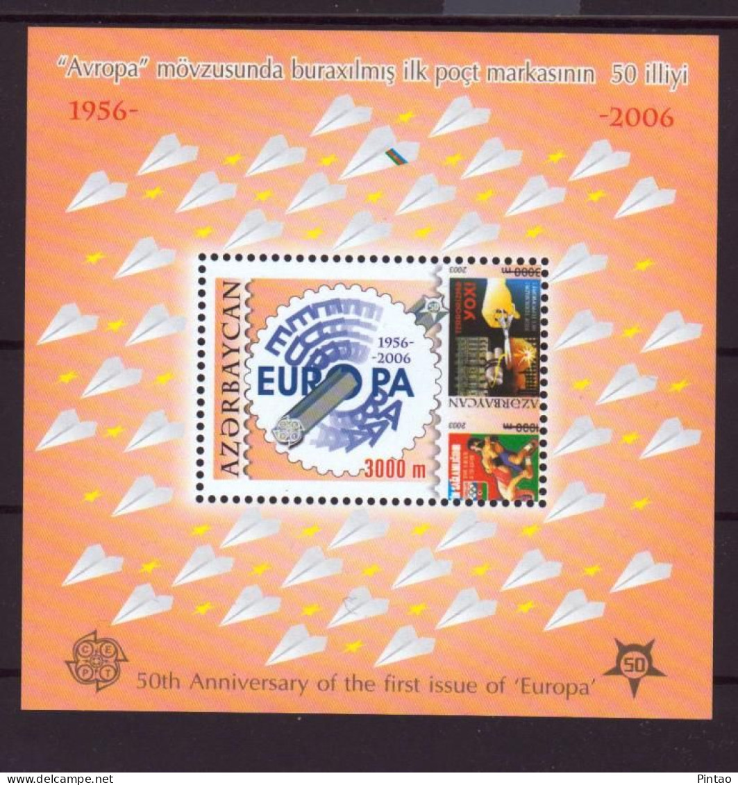 SSCF086r- Azerbaijão 2006- 50ºANIV. SELOS EUROPA- MNH - Azerbaijan