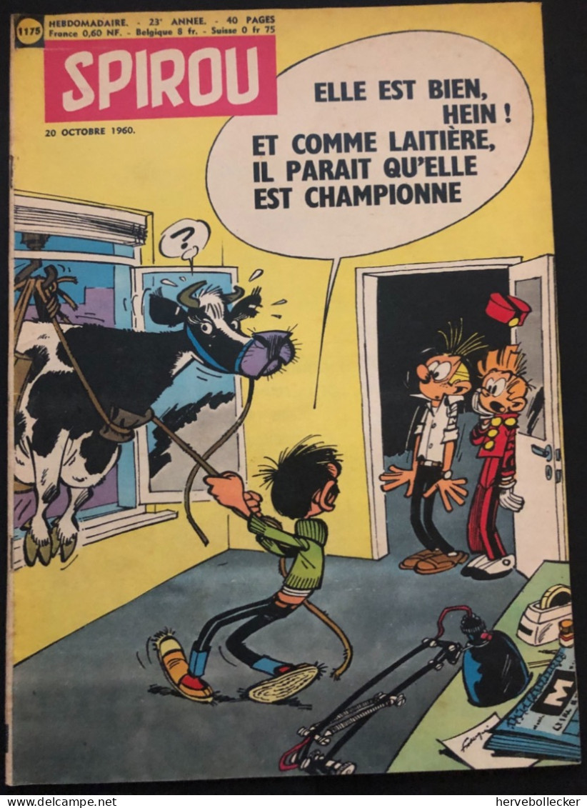 Spirou Hebdomadaire N° 1175 - 1960 - Spirou Magazine