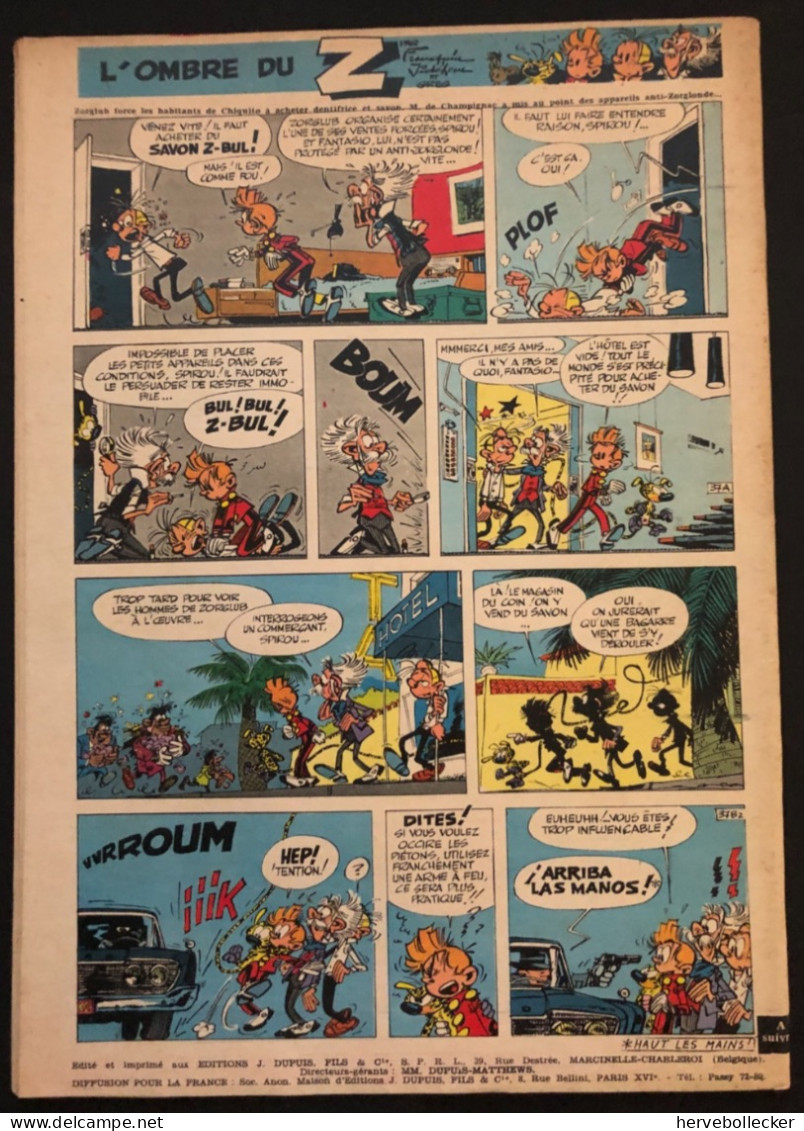 Spirou Hebdomadaire N° 1177 - 1960 - Spirou Magazine