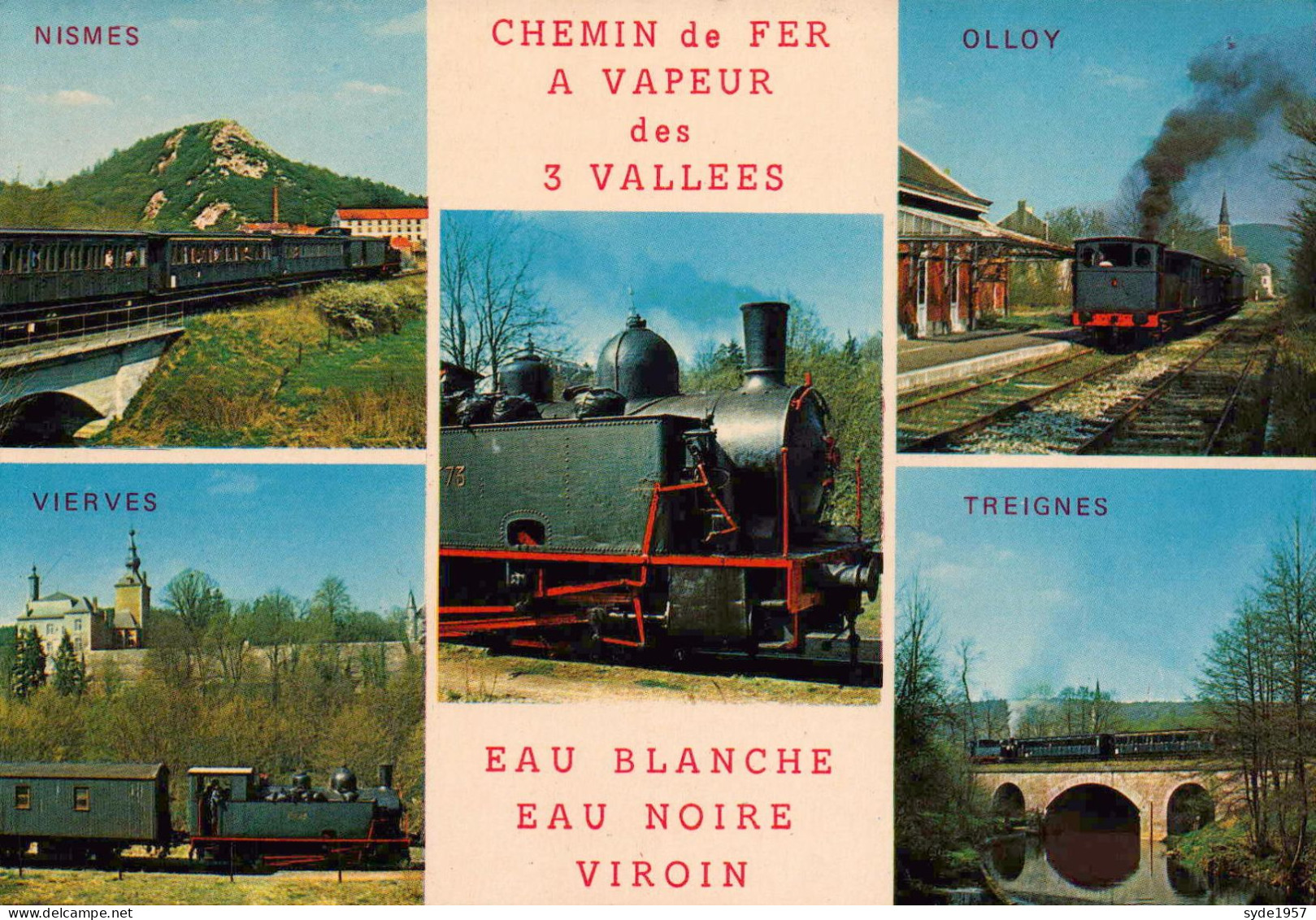 Trois Vallées - Chemin De Fer à Vapeur - Couvin