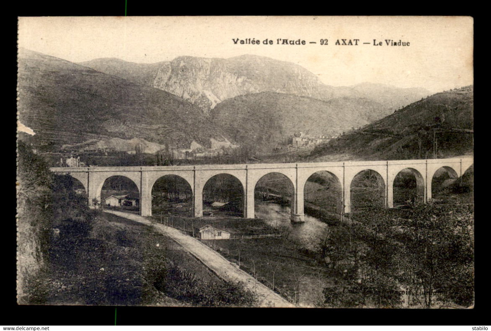 11 - AXAT - LE VIADUC DU CHEMIN DE FER - Axat