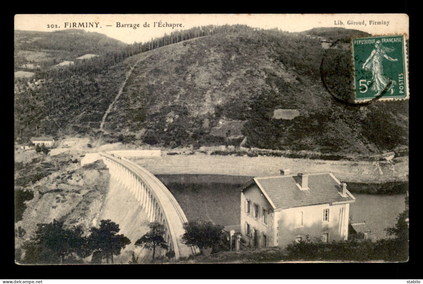 42 - FIRMINY - BARRAGE DE L'ECHAPRE - Firminy