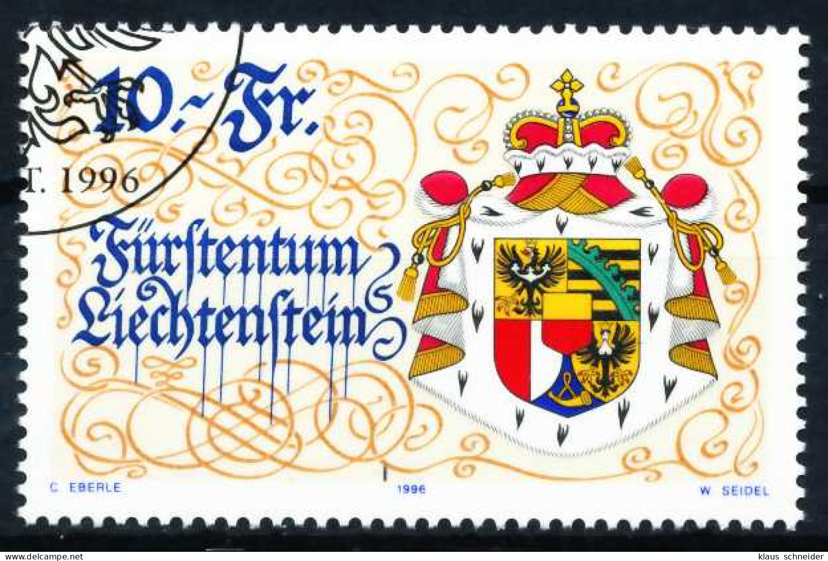 LIECHTENSTEIN 1996 Nr 1136 Gestempelt SA19236 - Used Stamps