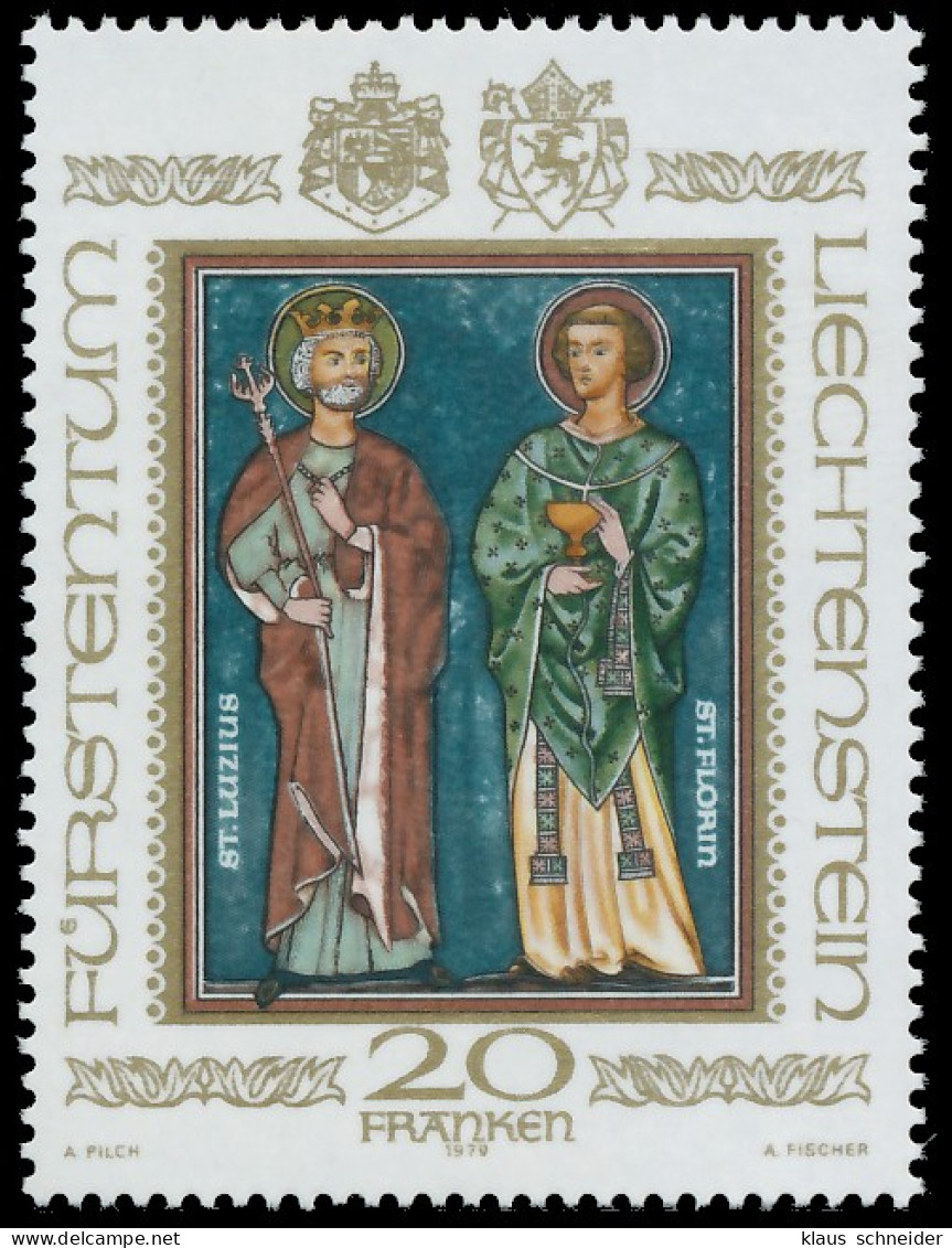 LIECHTENSTEIN 1979 Nr 734 Postfrisch SB464FE - Unused Stamps