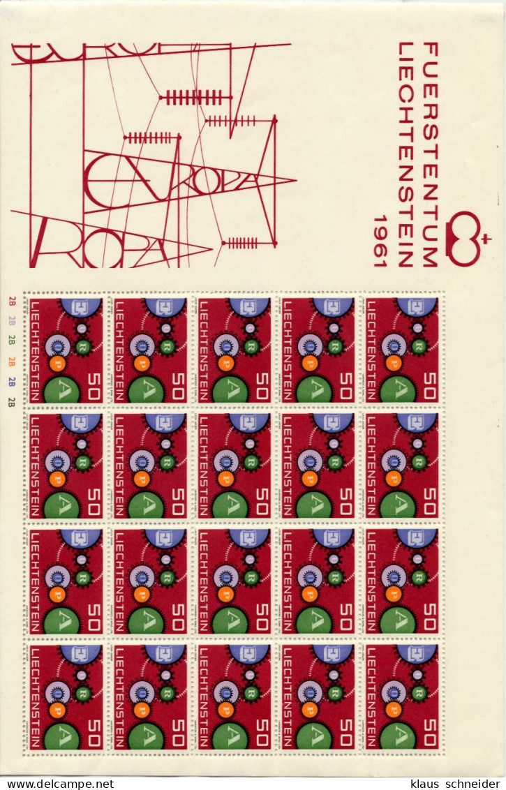 LIECHTENSTEIN BLOCK KLEINBOGEN Nr 414I BO2B ** X7A6BC6 - Blocs & Feuillets