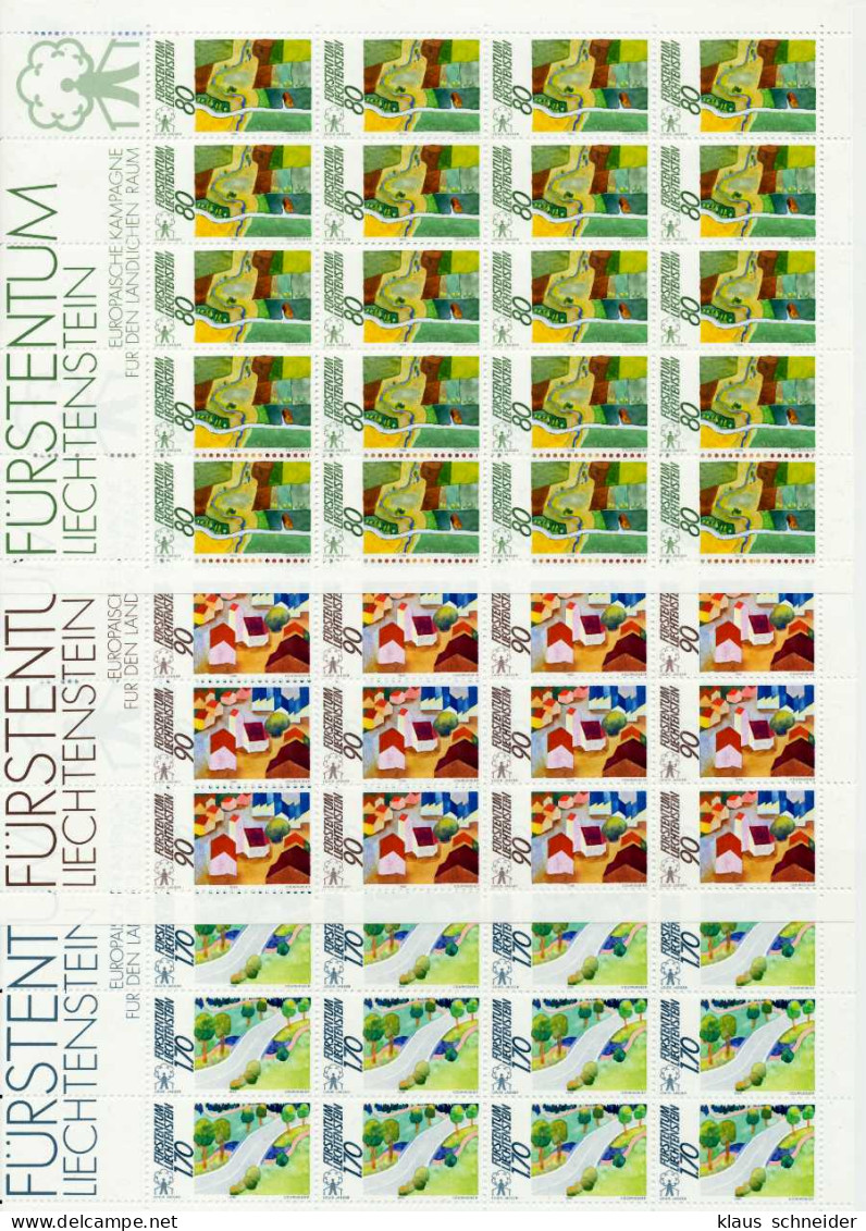 LIECHTENSTEIN 1988 Nr 939-941 Postfrisch KLEINBG X7A6CCE - Unused Stamps