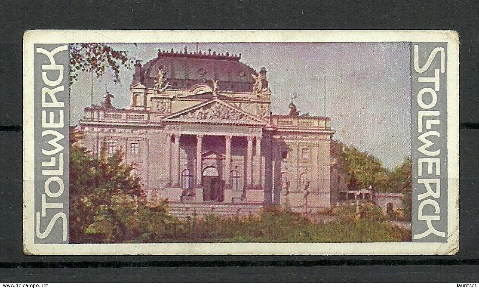 Ca. 1902 Stollwerck Sammel-Album No 7 Gruppe 325 No 3 Wiesbaden Hoftheater - Stollwerck