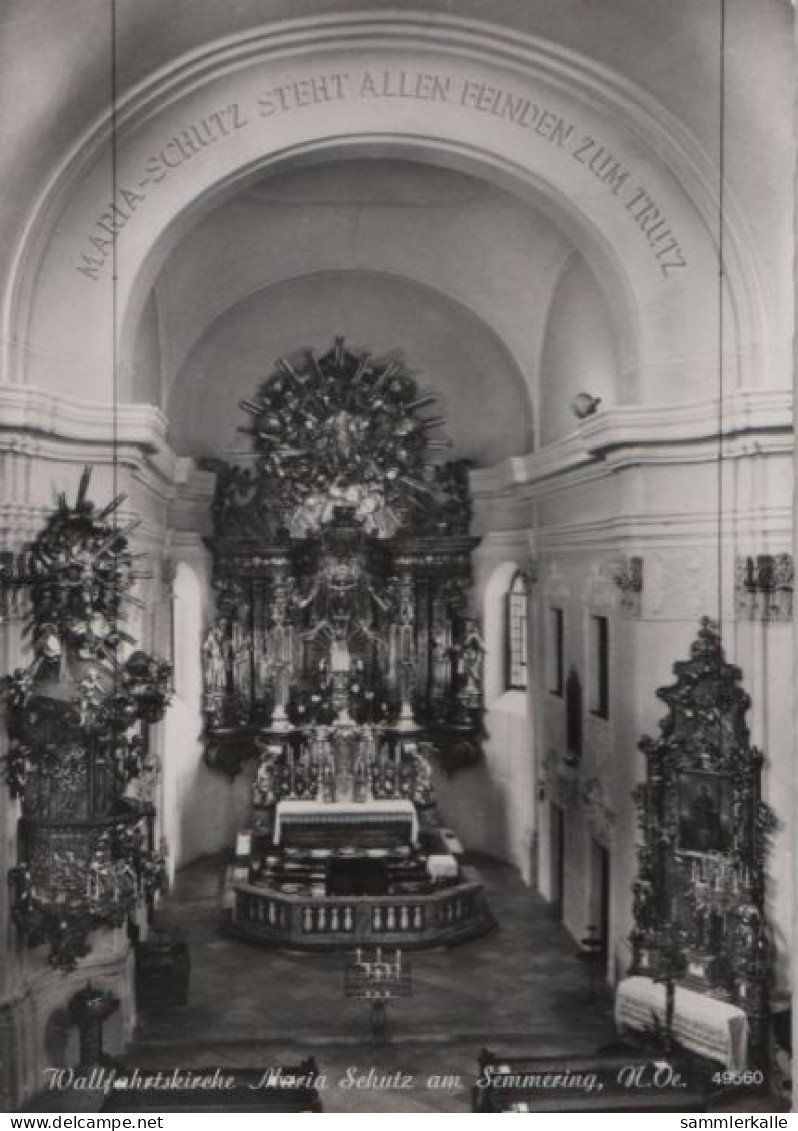 36313 - Österreich - Schottwien, Maria Schutz - Wallfahrtskirche - 1963 - Neunkirchen