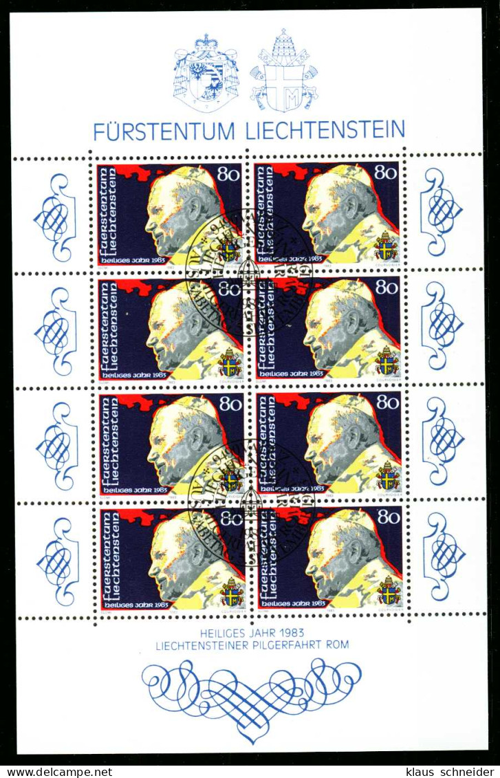 LIECHTENSTEIN BLOCK KLEINBOGEN Nr 830 ESST KLEI S531576 - Blocs & Feuillets