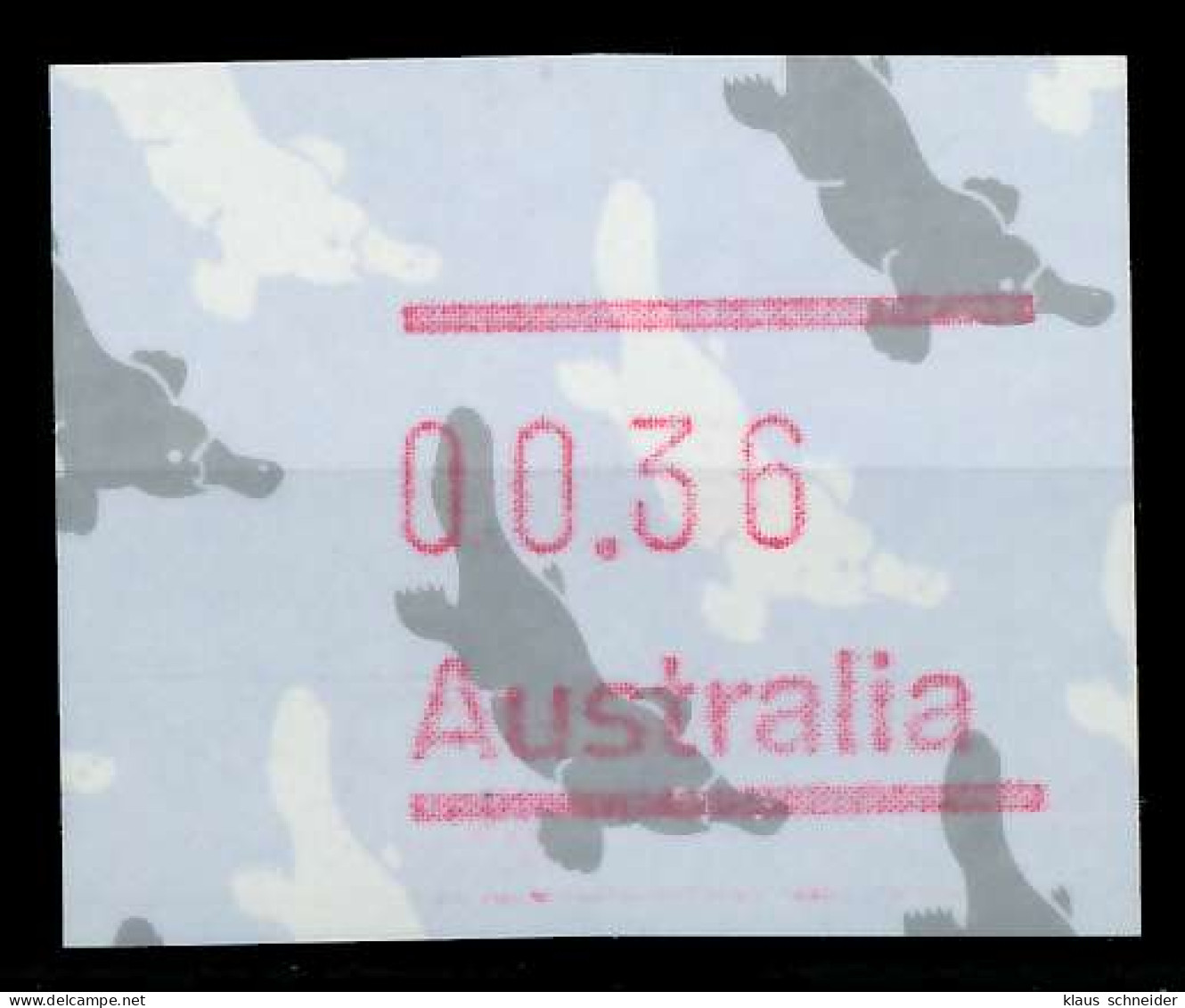 AUSTRALIEN ATM Nr ATM5-036 Postfrisch S0171EA - Timbres De Distributeurs [ATM]