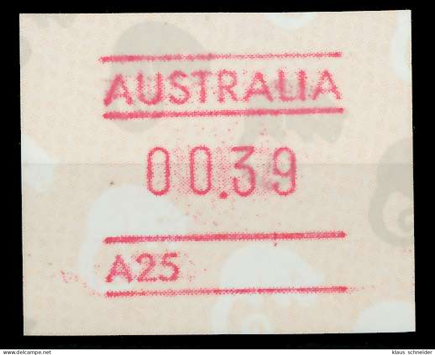 AUSTRALIEN ATM Nr ATM13 Postfrisch S017206 - Machine Labels [ATM]