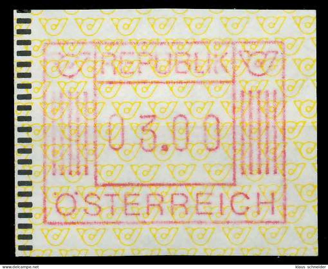 ÖSTERREICH AUTOMATENMARKEN Nr ATM 1-3S Postfrisch S56054A - Viñetas De Franqueo [ATM]