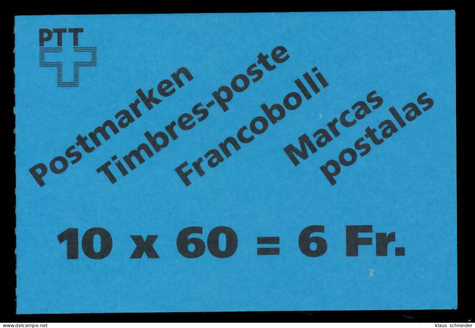 SCHWEIZ MARKENHEFT Nr MH 0-094 ESST S5758C2 - Cuadernillos