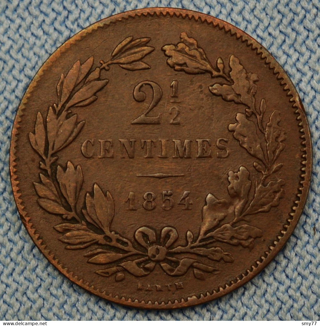 Luxembourg • 2 1/2 Centimes 1854 • Avec / With Accent • Luxemburg • [24-571] - Luxembourg