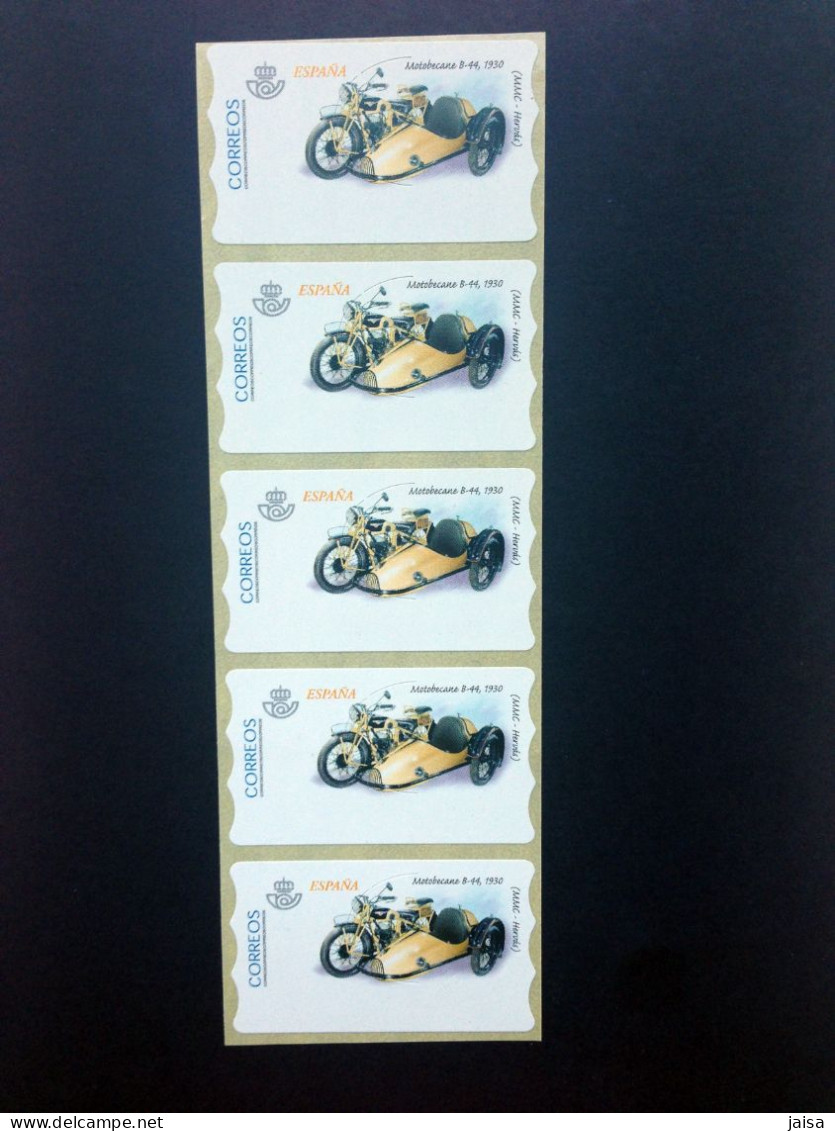 ESPAÑA.MOTOCICLETAS CLÁSICAS.CONJUNTO DE 20 ETIQUETAS POSTALES-ATMS. - Automaatzegels [ATM]