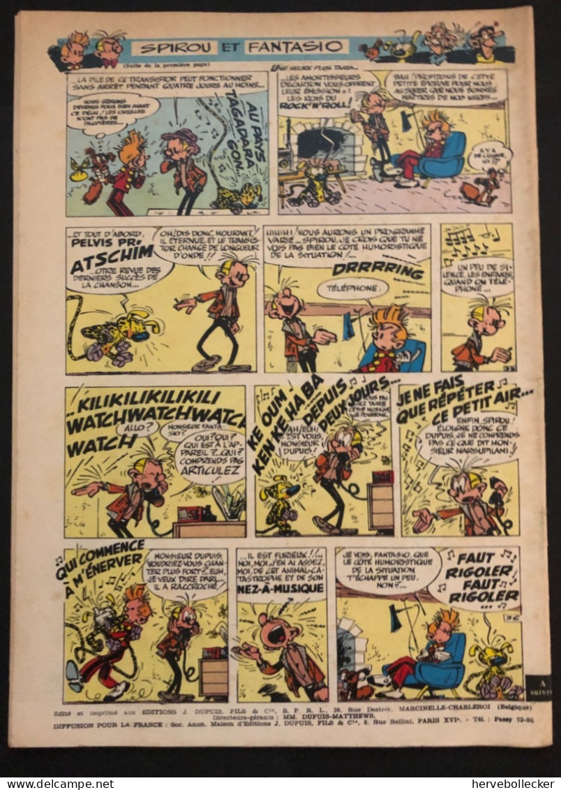 Spirou Hebdomadaire N° 1207 - 1961 - Spirou Magazine