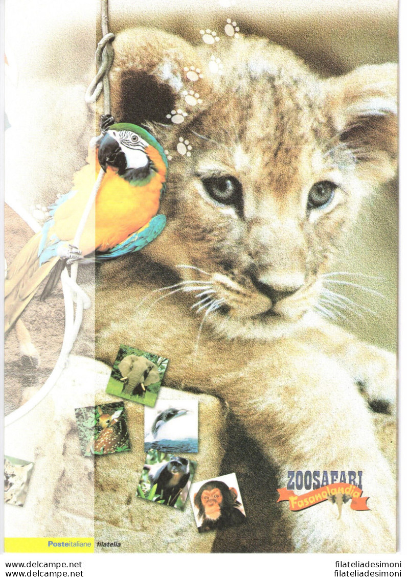 2003 Italia - Repubblica , Folder -  Zoo Safari Di Fasano - Folder N° 62 MNH** - Pochettes