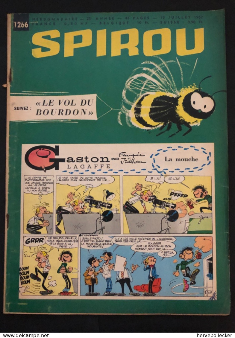 Spirou Hebdomadaire N° 1266 - 1962 - Spirou Magazine