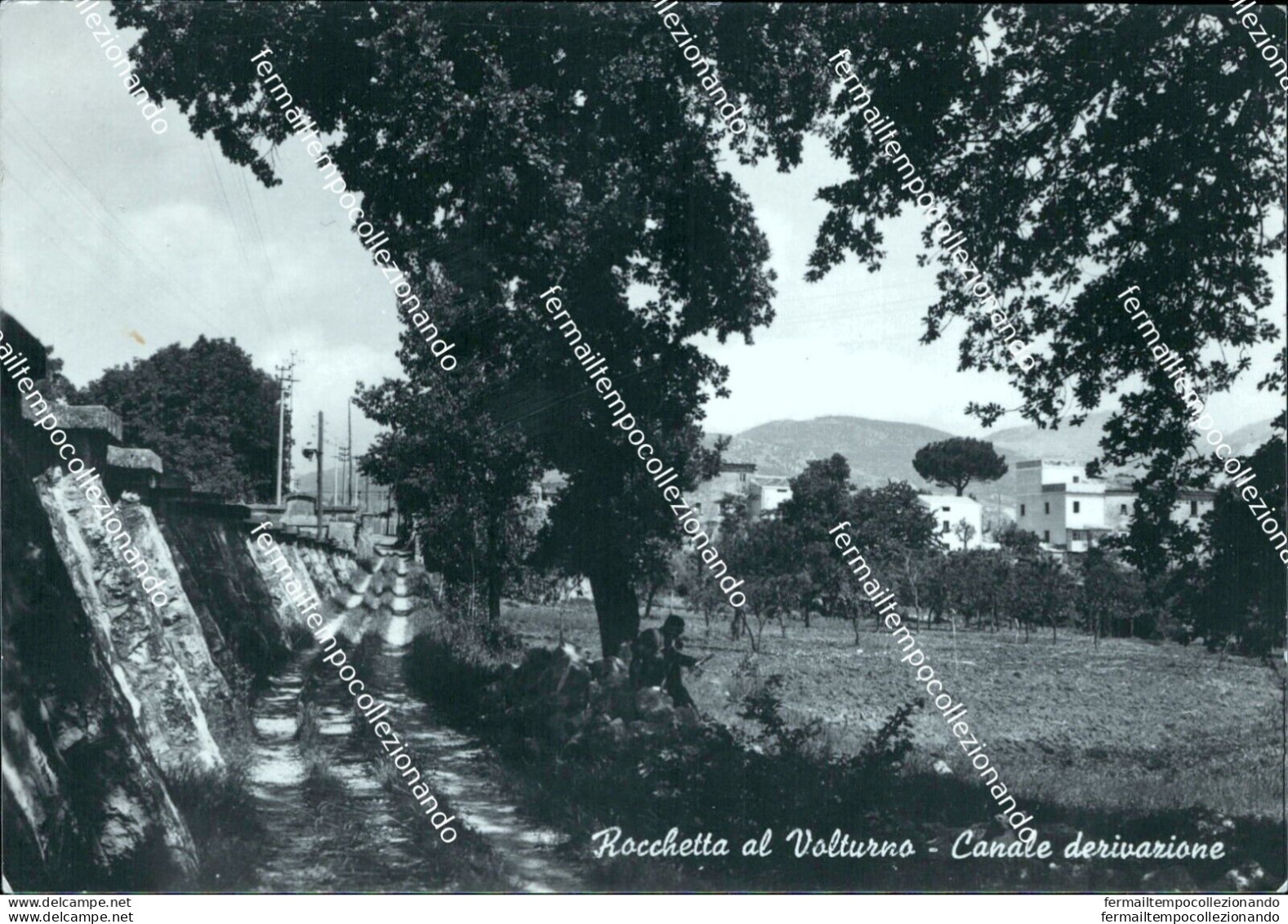 Cl545 Cartolina Rocchetta Al Volturno Canale Derivazione Provincia Di Campobasso - Campobasso
