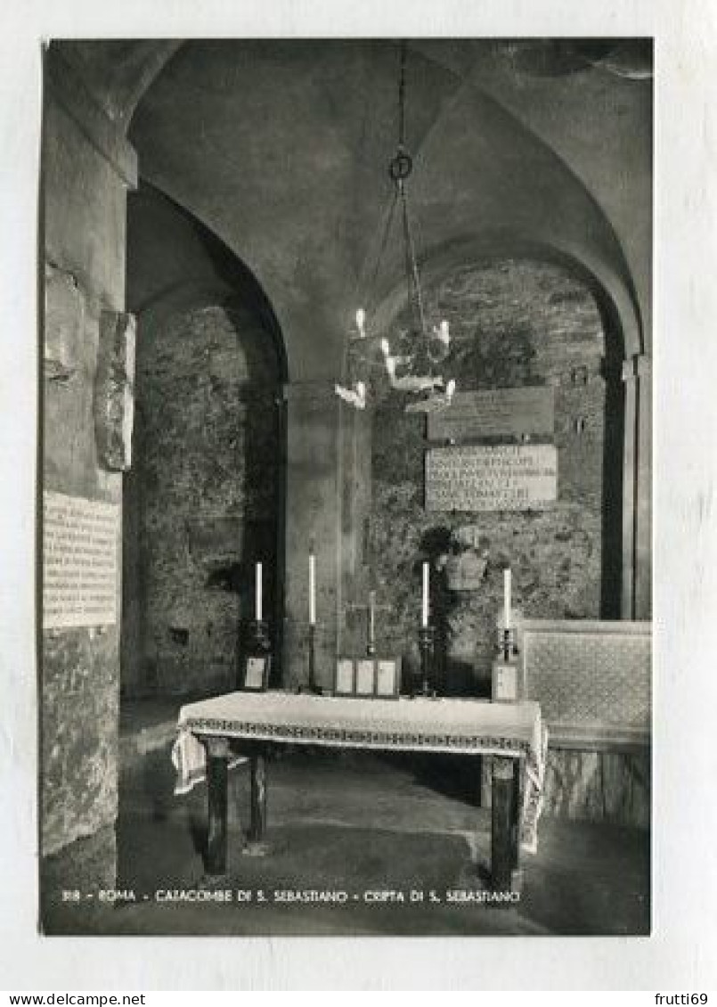 AK 212074 CHURCH / CLOISTER ... - Roma - Catacomba Di S. Sebastiano - Cripta Di S. Sebastiano - Heilige Stätte