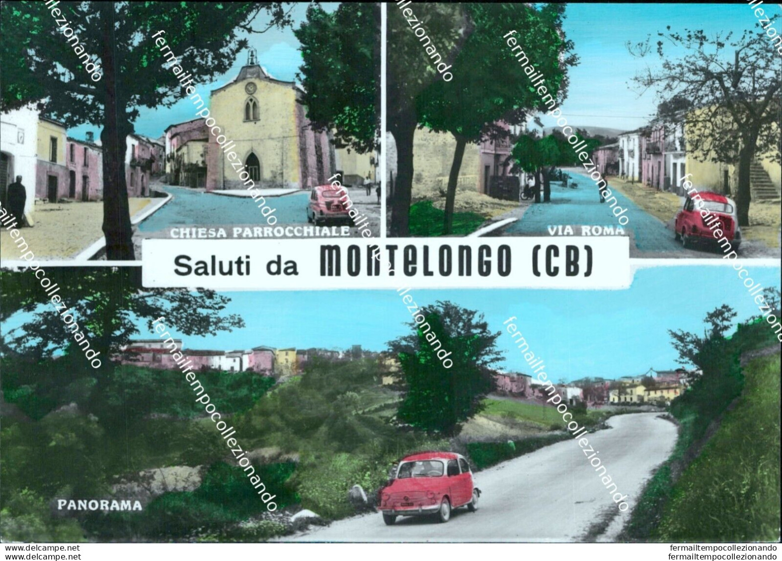 Cl533 Cartolina Saluti Da Montelongo Provincia Di Campobasso Molise - Campobasso