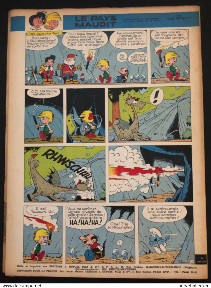 Spirou Hebdomadaire N° 1267 - 1962 - Spirou Magazine