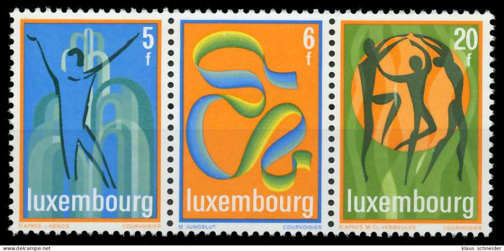 LUXEMBURG 1978 Nr 964-966 Postfrisch 3ER STR X7F4B2E - Ungebraucht