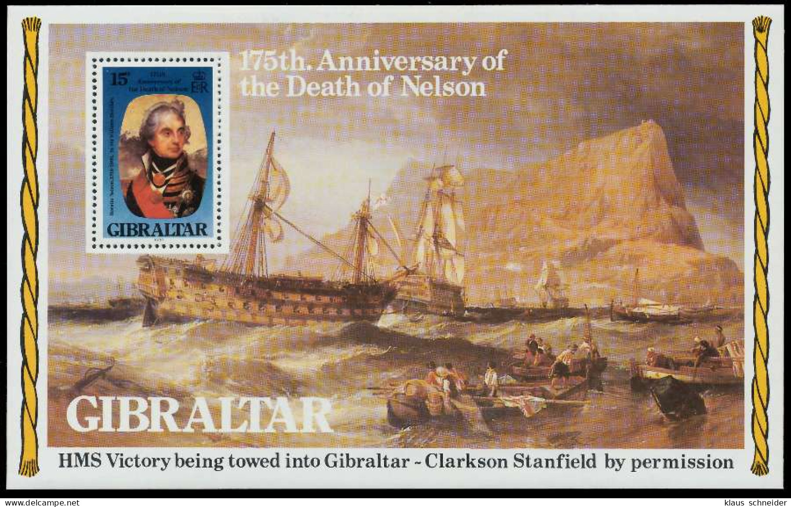 GIBRALTAR Block 7 Postfrisch S0175A6 - Gibraltar