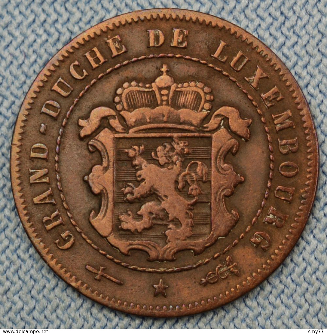 Luxembourg • 2 1/2 Centimes 1870 •  ► SANS Point  ► W/o Dot  • Luxemburg • Slightly Cleaned • [24-572] - Luxembourg