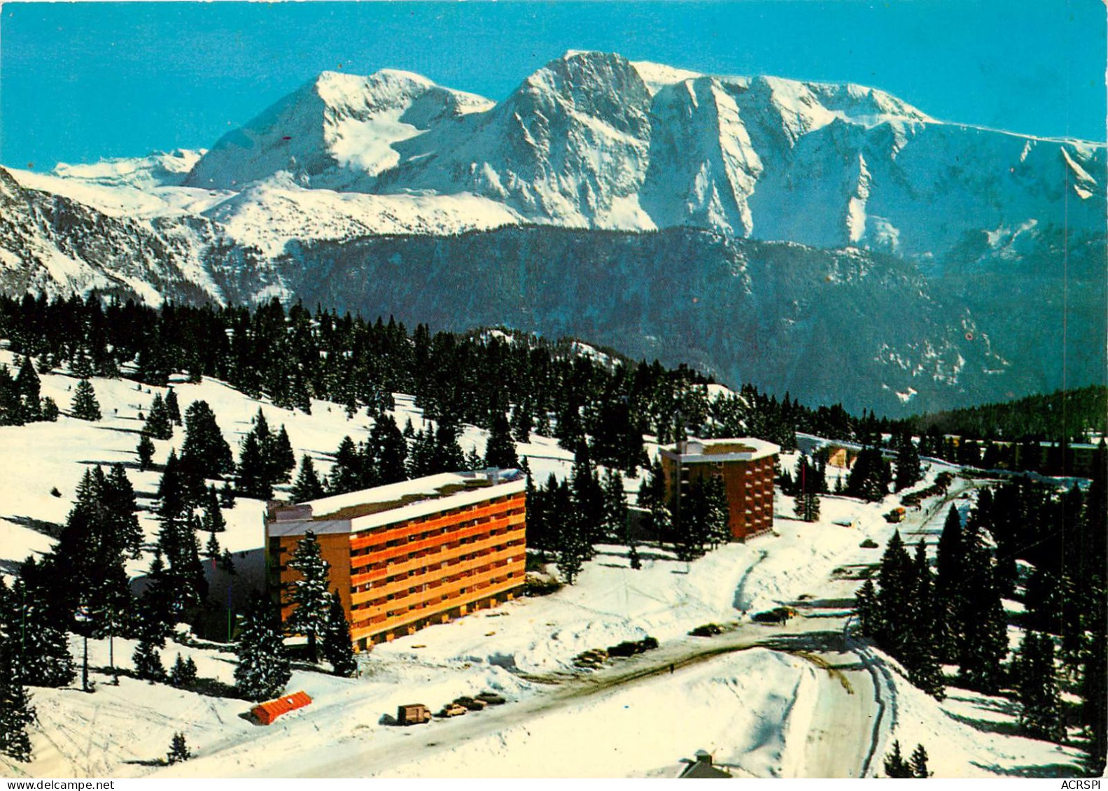  ISERE CHAMROUSSE PANORAMIQUE ET ARSELLES DANS LE FOND TAILLEFER   (scan Recto-verso) KEVREN0307 - Chamrousse