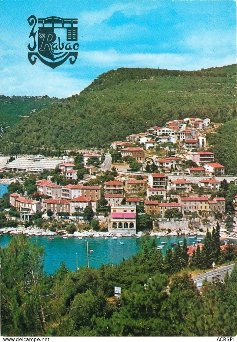 CROATIE RABAC BLASON ET VUE GENERALE   (scan Recto-verso) KEVREN0306 - Kroatien