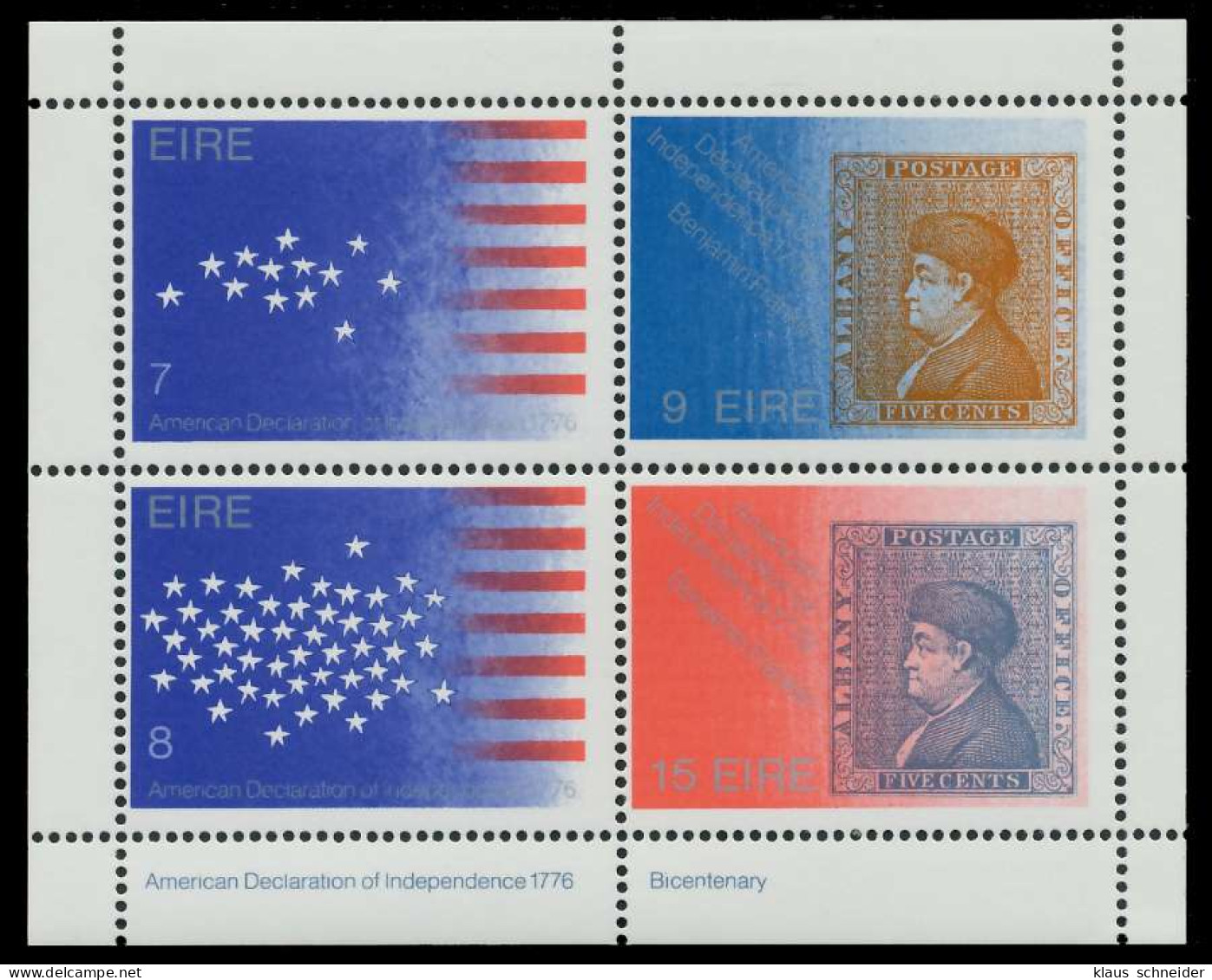 IRLAND Block 2 Postfrisch S018A1E - Blocks & Sheetlets