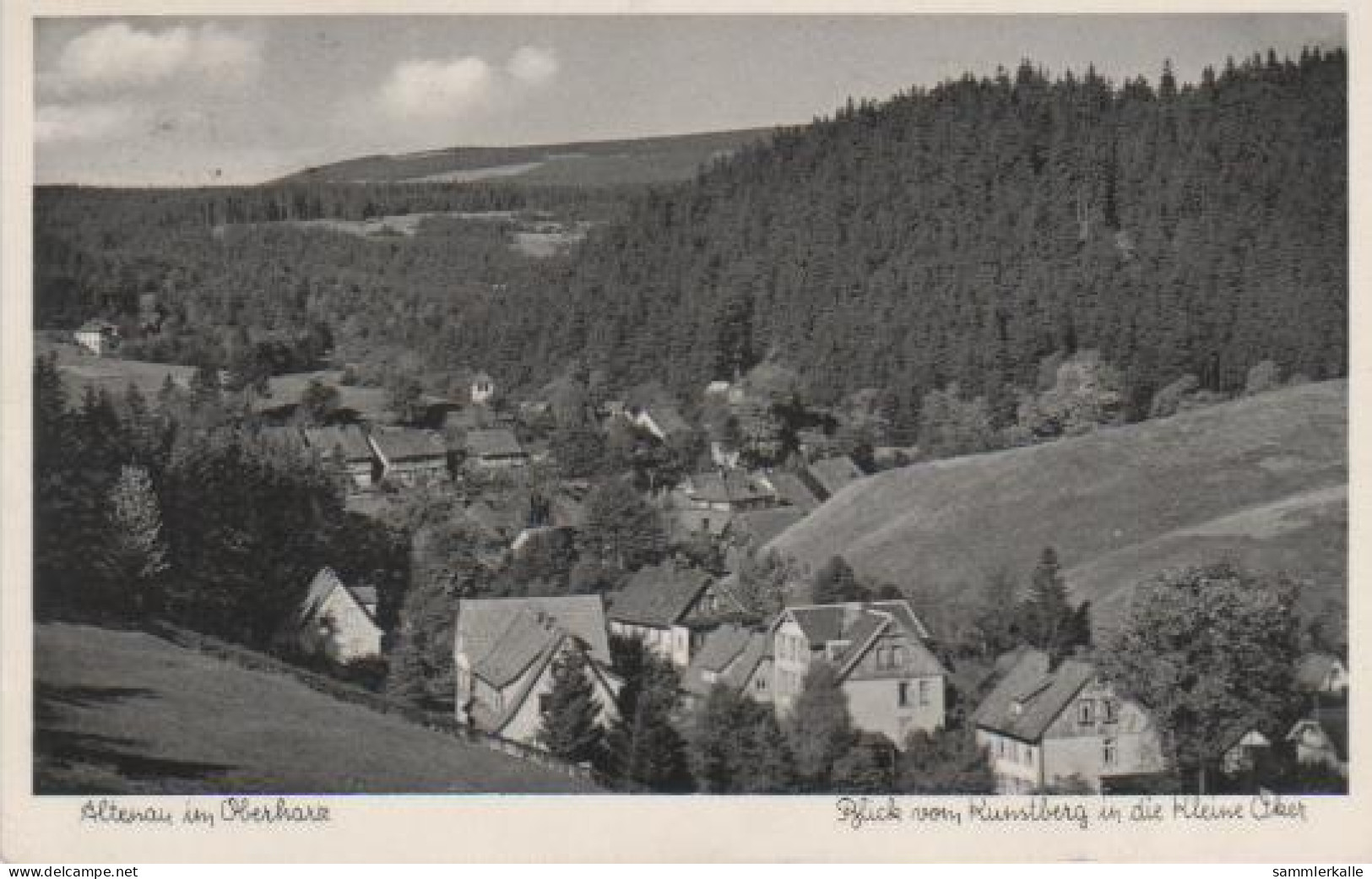 1509 - Altenau - Blick Vom Kunstberg In Die Kleine Oker - Ca. 1950 - Altenau