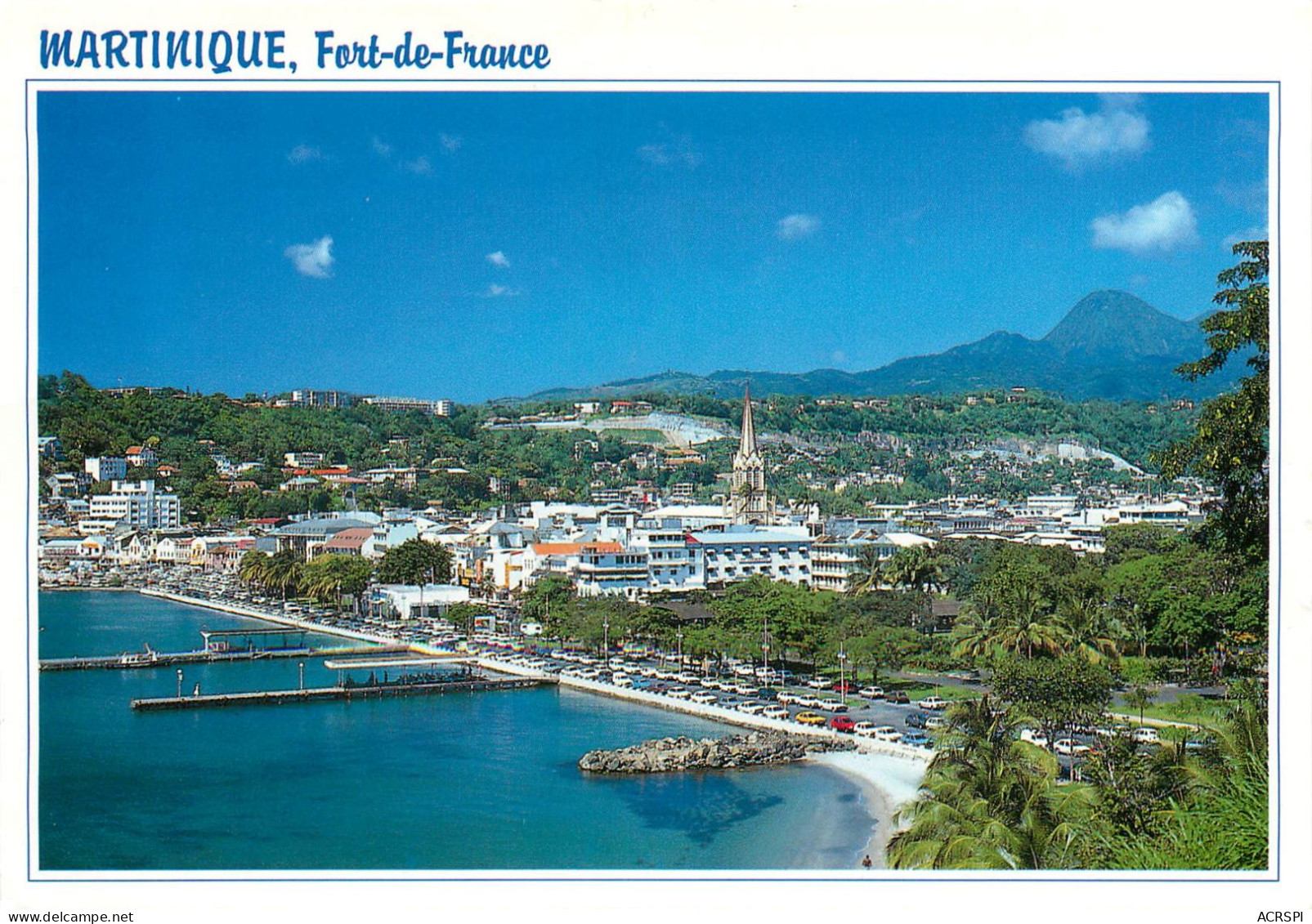 FORT De France  LE FRONT DE MER  (scan Recto-verso) KEVREN0370 - Fort De France