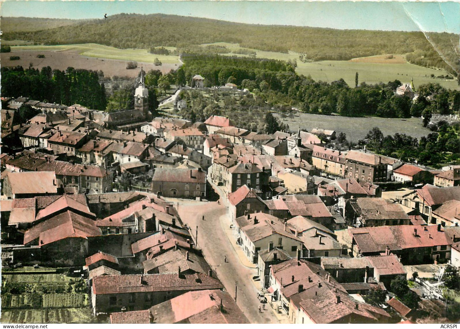 VOSGES LAMARCHE VUE AERIENNE (scan Recto-verso) KEVREN0KEVREN 0364 - Lamarche