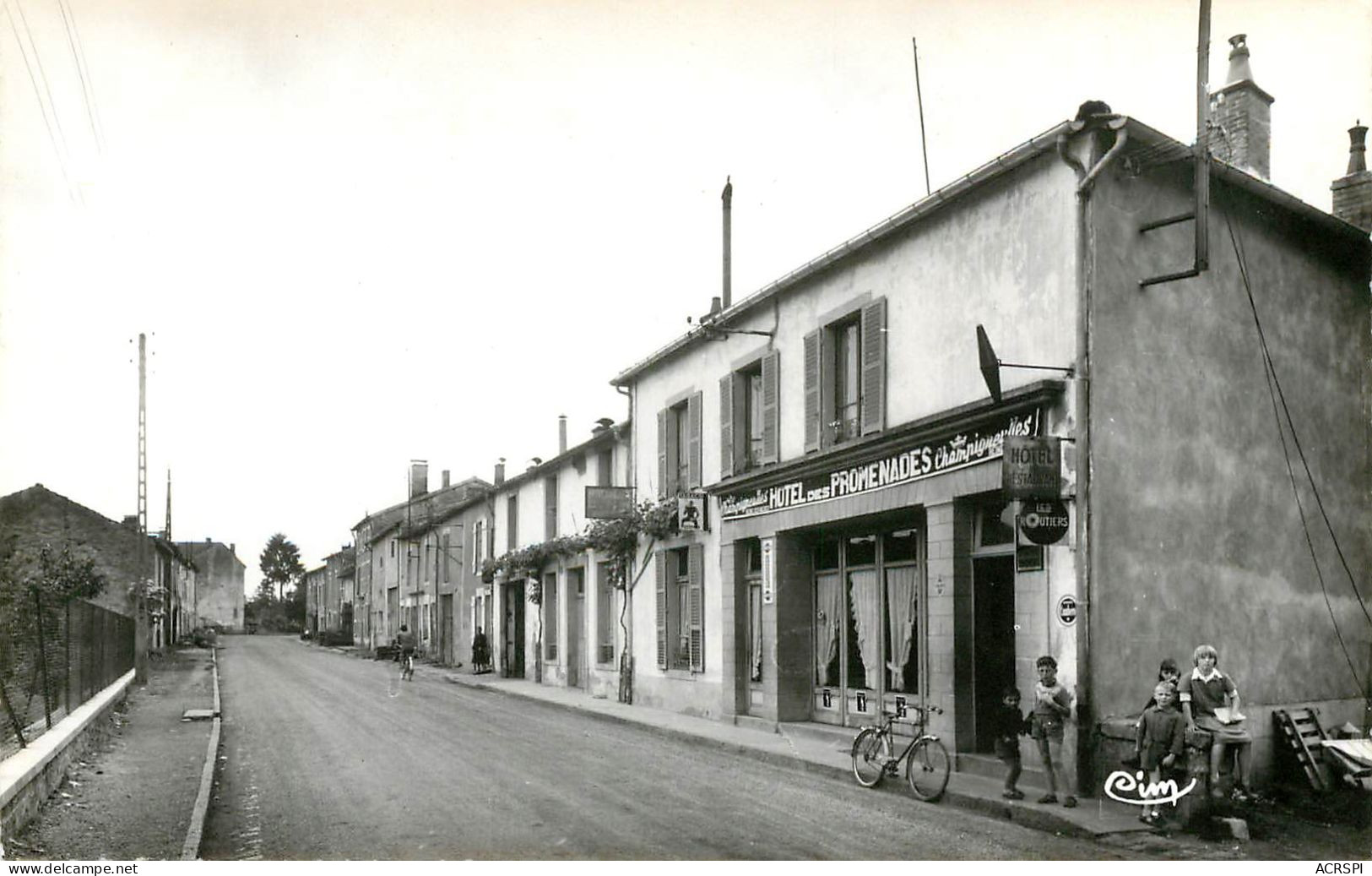 VOSGES LAMARCHE  HOTEL DES PROMENADES (scan Recto-verso) KEVREN0KEVREN 0364 - Lamarche