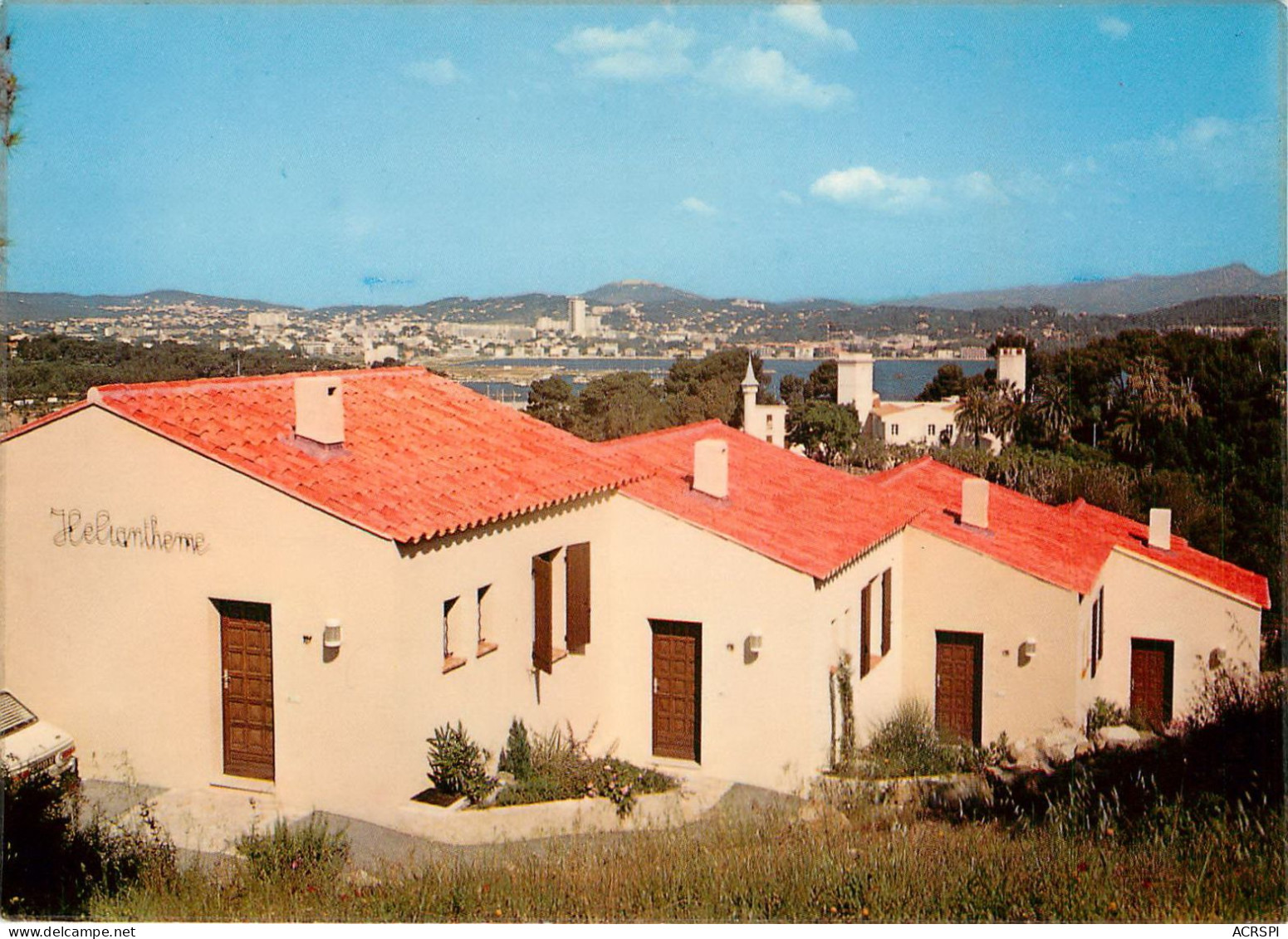 COTE D'AZUR   LE VERT BOIS VILLAGE VACANCES SNCF SAINT MANDRIER  (scan Recto-verso) KEVREN0392 - Saint-Mandrier-sur-Mer