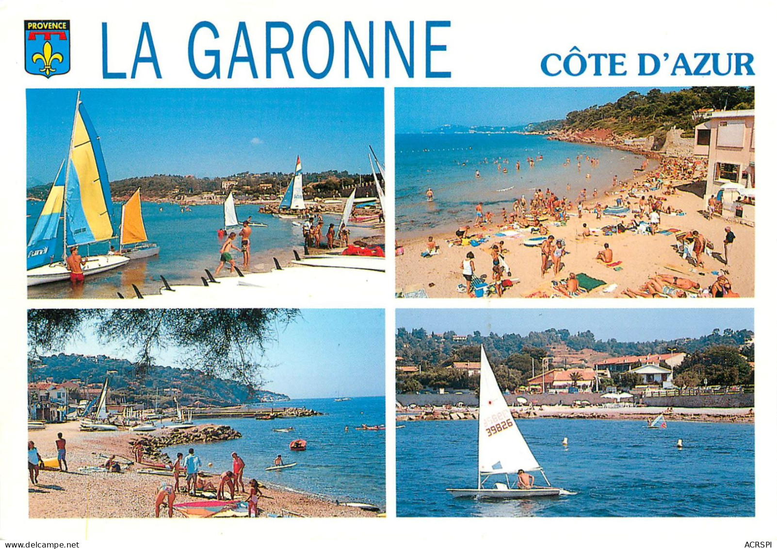 COTE D'AZUR  LE PRADET VAR PLAGES DE LA GARONNE (scan Recto-verso) KEVREN0392 - Le Pradet