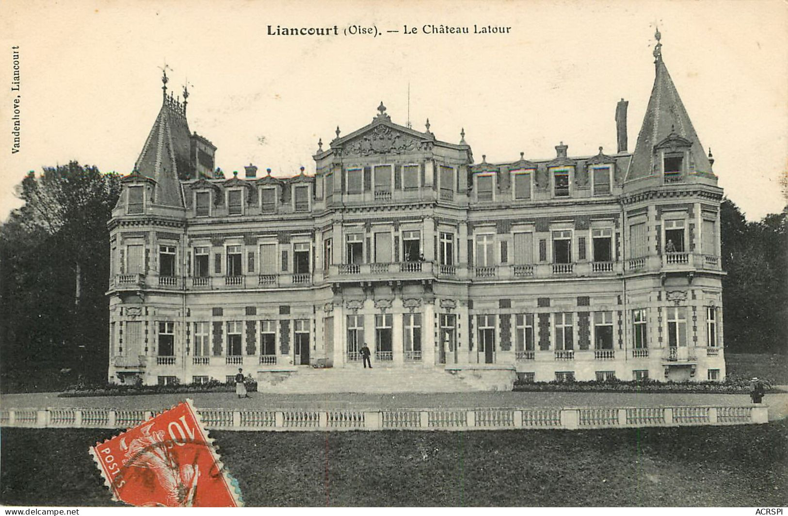 LIANCOURT LE CHATEAU LATOUR (scan Recto-verso) KEVREN0390 - Liancourt