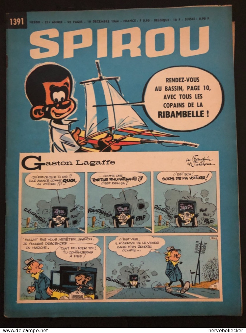 Spirou Hebdomadaire N° 1391 - 1964 - Spirou Magazine