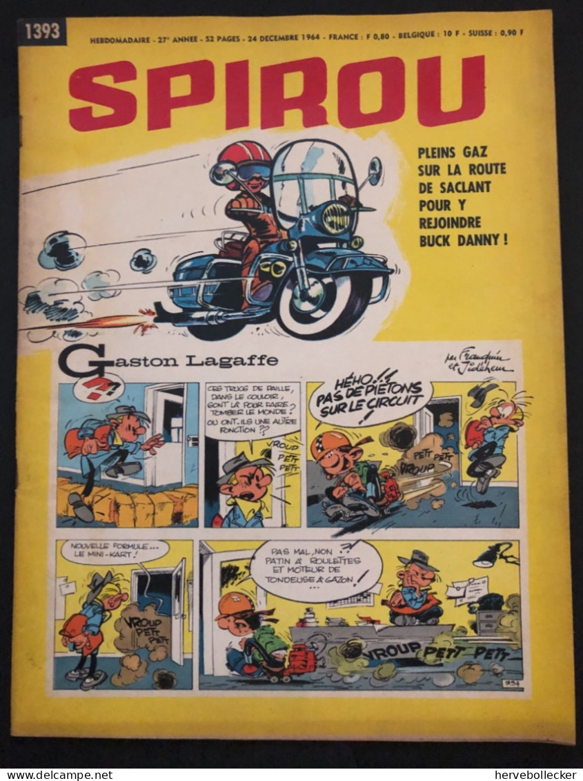 Spirou Hebdomadaire N° 1393 - 1964 - Spirou Magazine